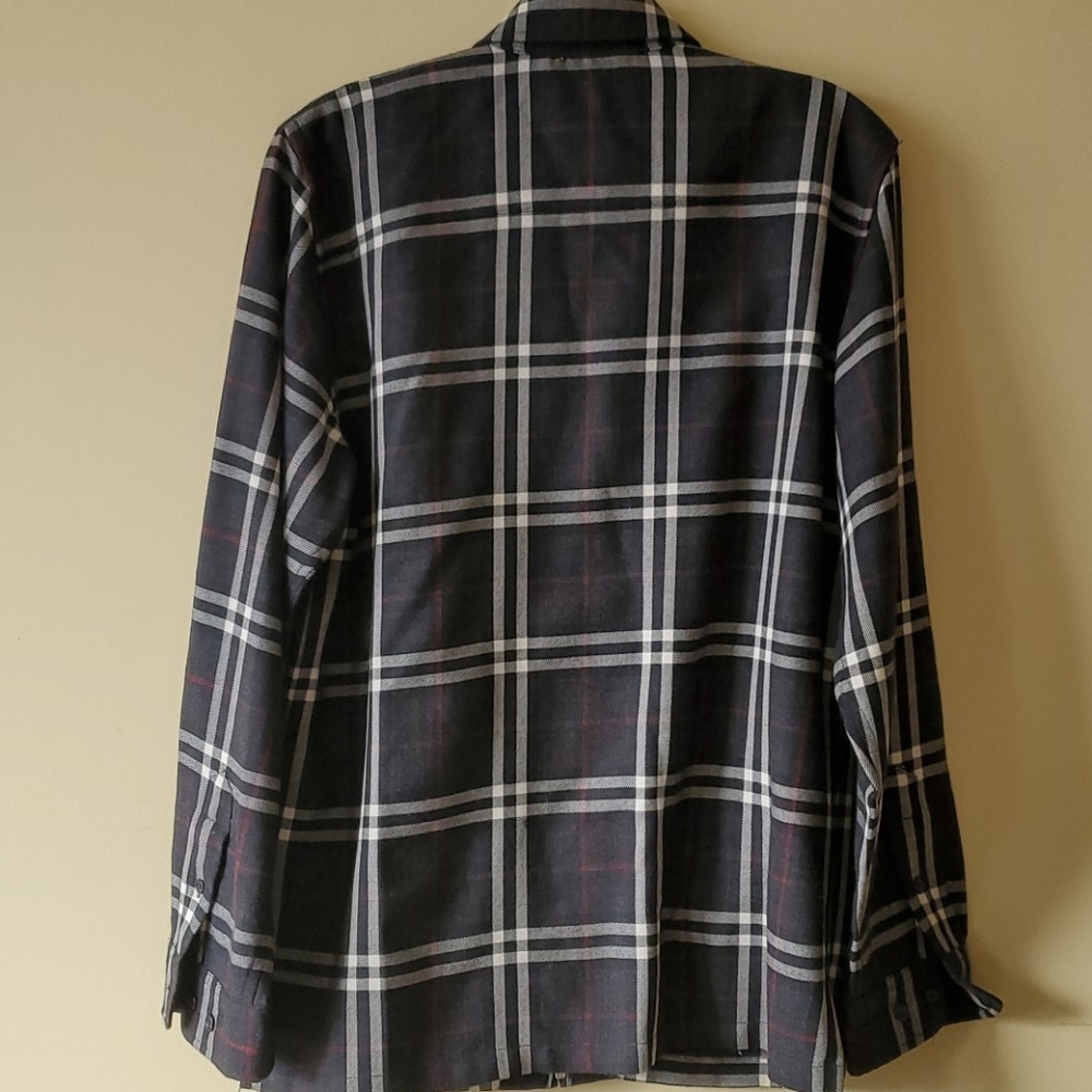 Lauren wool Plaid Zip Jacket - Picture 6 of 9